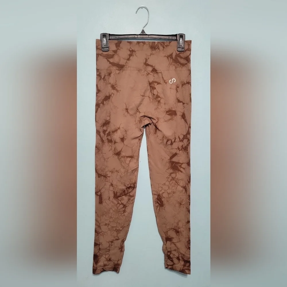Nwt Curves N Combat Boots | Seamless Leggings w/Booty Scrunch | Brown Ma… - Picture 4 of 7
